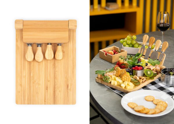 Tabla para quesos Bambú Gouda - Imagen 8