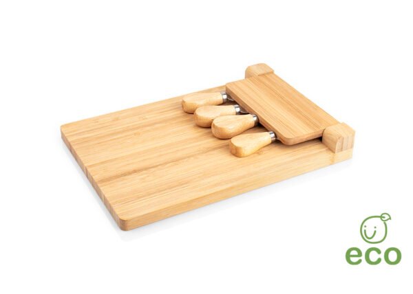 Tabla para quesos Bambú Gouda - Imagen 4